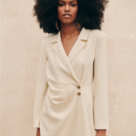 Office Career Holiday Zara blazer, dress double breasted extra small size 0 - Picture 5 of 8